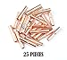 Install Bay 8 GA AWG Copper Crimp Butt Connectors Battery Wire Cable 25 Pieces