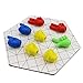 BcPowr 50PCS Hand Shape Pencil Eraser Caps, Pencil Erasers For Party Favors Games Prizes Pen Cap Toppers Pencil Top Erasers Cap Erasers Eraser Tops Pencil Eraser Toppers School Erasers Eraser Pencil E