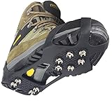 YUEDGE 10 Steel Studs Ice And Snow Antiskid Crampons Ice cleats Ice grippers traction Cleats