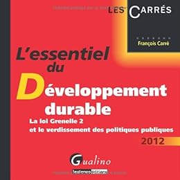 L' essentiel du développement durable