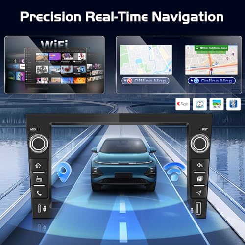 4+128GB Android Car Radio for Opel Corsa Astra Zafira Vivaro CarPlay Android Auto Wireless Touch Screen IPS GPS WiFi USB Bluetooth Plug & Play Radio + Rear View Camera