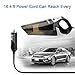 Car Vacuum, LOZAYI Car Vacuum Cleaner High Power 5000Pa Strong Suction,DC 12V Wet/Dry Portable Handheld Auto Vacuum Cleaner with 16.4FT(5M) Power Cord, HEPA Filter, Carry Bag for Car Use Only