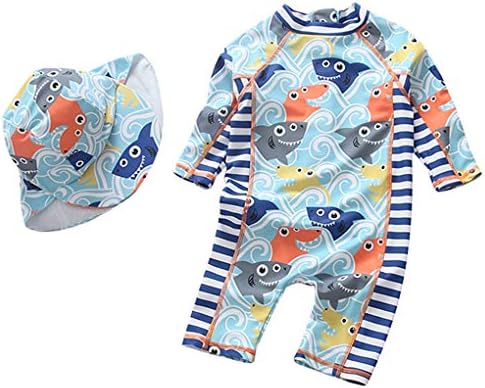 Yober Baby Boys Kids Swimsuit One Piece Toddlers Zipper Bathing