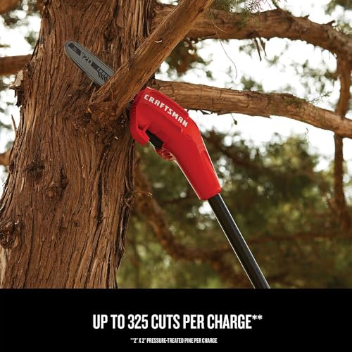CRAFTSMAN V20 Cordless Pole Saw, 14-Foot, Battery and Charger Included, Pole Saws photo 10