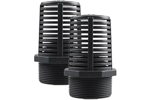 INANNING 2 Inch Threaded Suction/Overflow Strainer, Screen Strainer 2 Inch (2 Pieces)