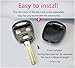 2PCS Lexus Key Fob Cover Case Shell Replacement Smart Keyless Entry Remote Blank Key for Lexus ES GS GX IS LS LX RX SC FCC ID: HYQ1512V HYQ12BBT