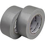 Grizzly Brand Professional Grade Duct Tape, Silver Color Multi Pack, 11mil Thick (1.88 inch x 30 Yards), 48mm x 28m, 2-Pack Rolls