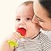 Baby Teething Toys BPA Free Soft Silicone Baby Fruit Teethers Toys with Pacifier Clip/Holder Non-Toxic, Soft, Durable and Freezer teether for Boys & Girls Infant and Toddler(5 Pack)