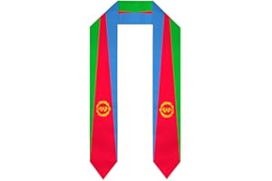 Vintage Eritrea Eritrean Flag Graduation Stole Graduation Sash Scarf Graduation Gift for International Student