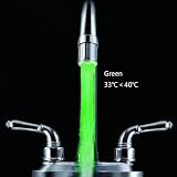 PHILED 2PCS LED Faucet Light 3 Color Temp Sensitive Stream Flow Water Color view 7