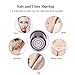 Nose Hair Trimmer Shaver, NUWA 2-in-1 Electric Mini Ear and Facial Hair Groomer for Ladies Women Privates Shaver IP×7 Painlessly Removes Stray Hairs