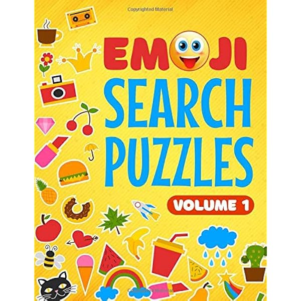 Amazon Com Emoji Search Puzzles Emoji Word Find Puzzle Book For Adults And Kids Publishing Tabletop Wyatt Jesse Books
