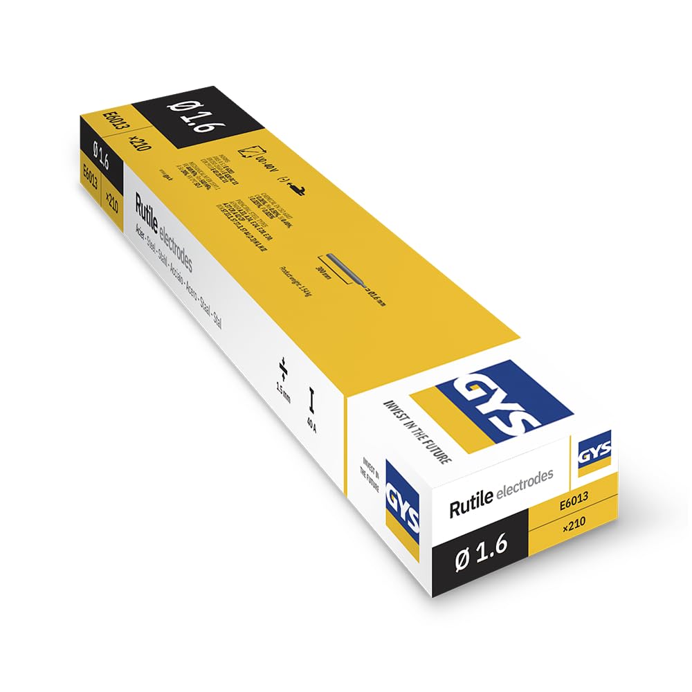 GYS 085114 Electrodes for Steel 1.6 x 300 mm (Pack of 210)