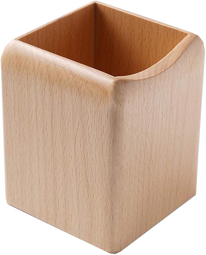 Barril De Madera Maciza, La Colección De Caja De Colección De Papelería