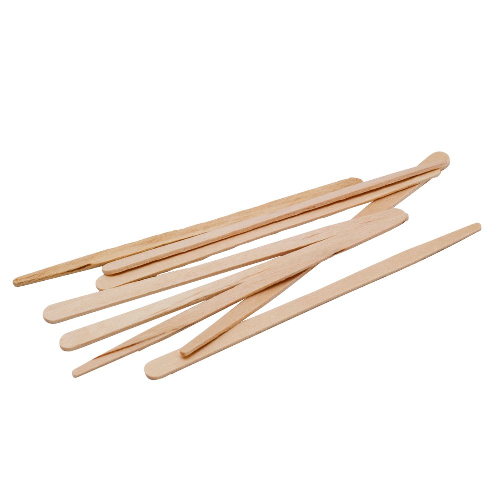 Graham Spa Essentials Lip Applicators 100 Wooden Hair Waxing Makeup 3.5