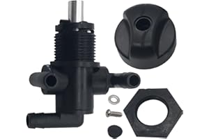 ANIRO MOTO 3-Way Fuel Shut Off Valve Petcock for Polaris Sportsman 500 335 400 600 700 Twin Magnum Trail Boss 325 330 500 7052161 5432559 with Knob NUT