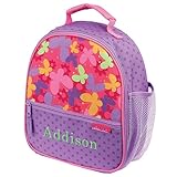 GiftsForYouNow Girls Butterfly Embroidered Lunch Box