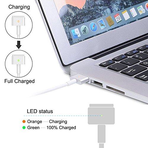 ElementDigital Lovely Cable 60W & 85W AC Power Adapter DC Repair Cord L Connector for Apple MacBook Pro (MagSafe 2“T”)
