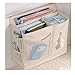 Gobuy Bedside Sofa Caddy Oxford Fabric Storage Bag Accessory TV Remote Book Organizer