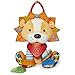 Skip Hop Bandana Buddies Baby Activity and Teething Toy with Multi-Sensory Rattle and Textures, Lion