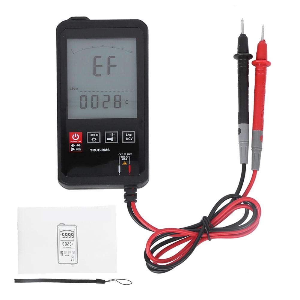 Digital Multimeter Non-contact Voltage Detection 3.2in Touching Smart Mini 6000 Counts