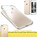 iPhone 7 Case and Screen Protector, CellPRO [Clarity Series] Transparent Ultra Clear Soft Silicone Case for Apple iPhone 7 (2016) Scratch Resistant Flexible Case Shock Absorption Slim Bumper 0.4mm