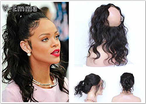 Luxcoco Body Wave 360 Lace Frontal Closure Brazilian Virgin Hair Full Frontal Lace Closure With Baby Hair 360 Frontal
