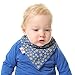 Zippy Fun Baby Bandana Drool Bibs (4 Pack Gift Set) Stylish Blues