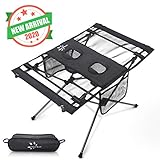 FRUITEAM Potable Camp Table Picnic Folding Beach Table for Camping Hiking …