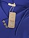 Tunic Sweater,Timeson Women's Long Sleeve V Neck Pullover Hoodie Sweatshirt With Kangaroo Pocket Deep Blue M