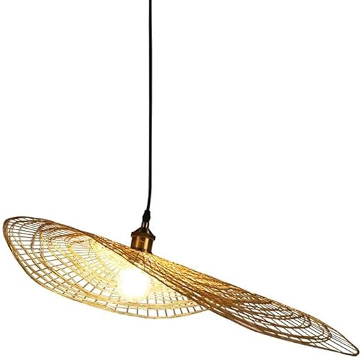 Libuty Estilo chino de bambú de la lámpara de bambú arte de la lámpara