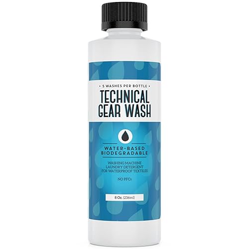 [5 Loads] Technical Gear Wash Performance Detergent for Renewed Clothing  Appearance Concentrated Safe Jacket Detergent to Maintain DWR Gear