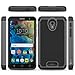 Alcatel Fierce 4 Case,Alcatel One Touch Allura Case, Alcatel Pop 4 Plus Case CoverON [HexaGuard Series] Hybrid Hard Phone Cover Alcatel Fierce 4 OneTouch Allura Pop 4+ -Black