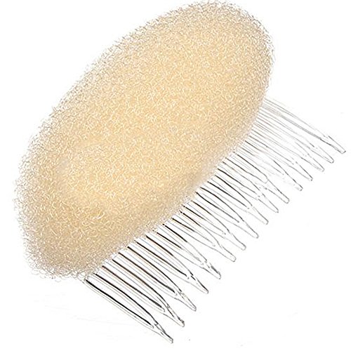 Polytree 3pcs Women's Hair Styler Volume Bouffant Beehive Shaper Bumpits Bump Foam on Clear Comb