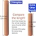 Chiroplax Toe Tubes Sleeves Protectors Cushions Fabric & Gel Lining Separator Tubing Finger, Bunion, Hammer Toe, Callus, Corn, Blister (5 Pack, Size Large)