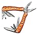 Tools of Life® Multitool Deluxe Orange-Multi Tool & Folding Hand Tool, Multipurpose Survival Tool with Gift Box