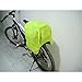 Tancendes Bike Rear Bag Lengthened Shoulder Strap Waterproof Nylon Bicycle Seat Trunk Bag with Raincoat (Blue)