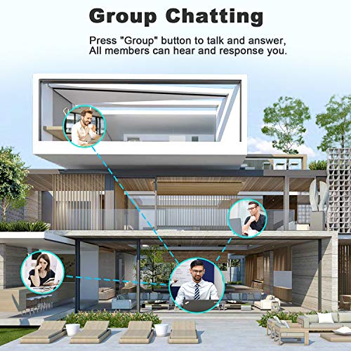 Intercoms Wireless for Home - GLCON Wireless Intercom 1 Mile Long Range 10 Channel 3 Code - Room to Room Home Intercom System for House Office Business Gate (3 Packs) [2020 New Version] - Thumbnail 4