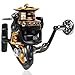 Sougayilang Fishing Reel Spinning Big Spool 13+1BB FDDL 4000 -7000 Series Long Shot Saltwater Surfcasting Fishing Reels