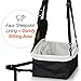 Parkland Pet Pet Car Booster Seat, Dog Ride, Includes Safety Leash and Zipper Storage Pocket