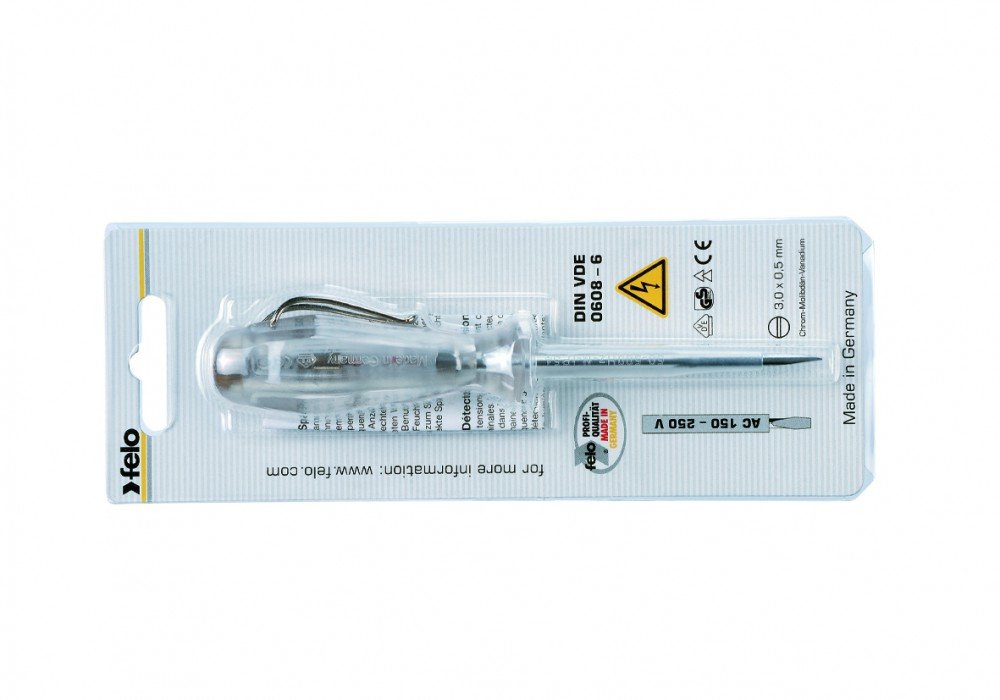 Felo 00036140001 Professional Voltage Tester German Electrical Engineering Association 150 to 250 V