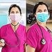 HouseHold Impressions 60 Pack 3-Ply Multi-Color Extra Thick Disposable Medical Dental Surgical Face Masks | Hypoallergenic Mouth & Nose Covers | Protects from Sickness, Flu, Bacteria, Dust, Pollen