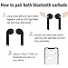 Bluetooth Earbuds Wireless Earbuds Bluetooth Headphones Bluetooth Headsets Mini TWS Earpieces Earphones V4.1 Stereo & HD Mic with Charging Case Bluetooth Headphones for Bluetooth Devieces (Black)