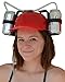 Fairly Odd Novelties Beer Soda Guzzler Helmet Drinking Party Hat, Red