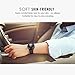 Moretek 22mm Soft Silicone Replacement Sport Strap Bands for Samsung Galaxy Gear 2 R380 Neo R381 Live R382/Moto 360 2nd 46mm/LG G Watch W100/W110/Urbane Smart Watch – Black/Red