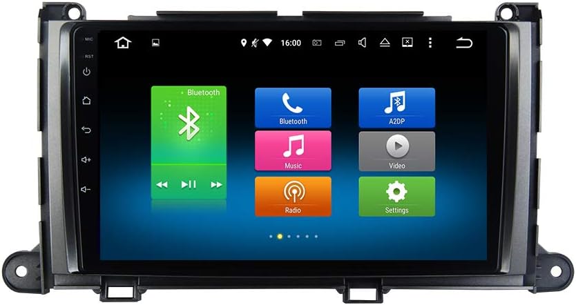 Amazon Com Dasaita 9 Android 9 0 Car Audio Stereo For Toyota Sienna Xl30 2011 2012 2013 2014 Gps Navigation Head Unit Bluetooth Car Radio Music Video Player Multimedia Touchscreen Octa Core 4g 32g Gps Navigation