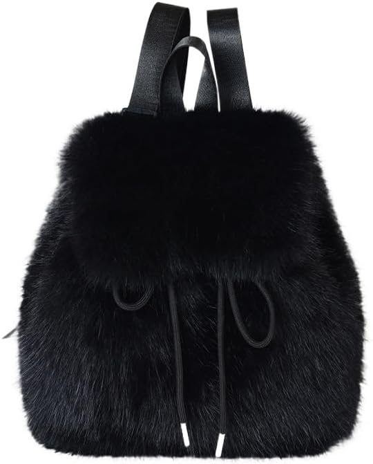 Amazon.com: Ulisty Women Small Faux Rabbit Fur Backpack Furry