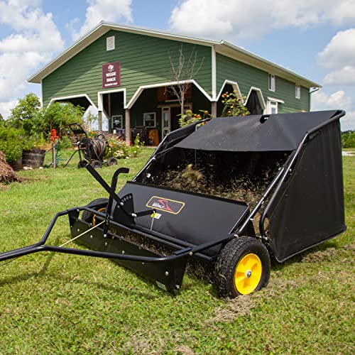 Brinly STS42BHDKA 42" TowBehind Lawn Sweeper With Dethatcher And