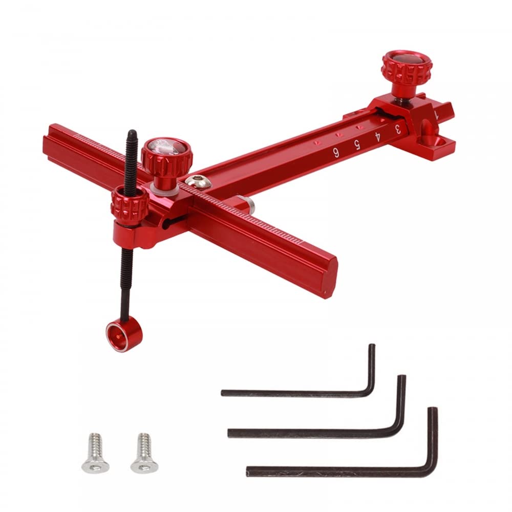 Archery Recurve Bow Target Sight, 6" T-Shape Recurve Bow Sight Fine-Tuning for Left and Right Hand