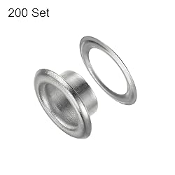 HARFINGTON 200 Set Color Round Grommets 8mm
